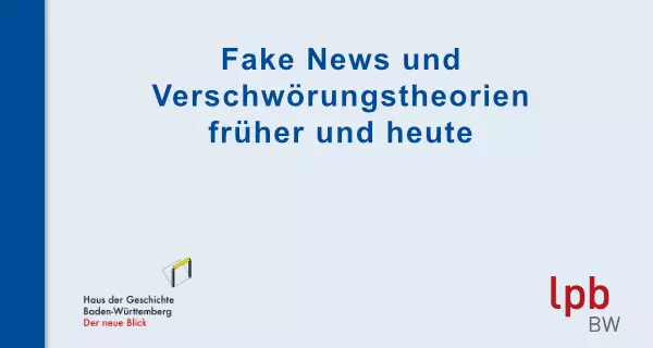 Veranstaltung Fake News und Verschwörungstheorien