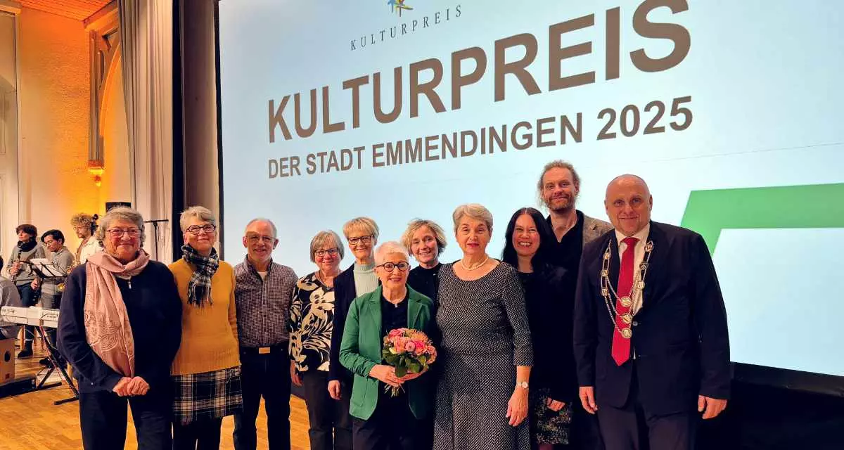 Preisverleihung an den Trägerverein des Jüdischen Museums Emmendingen. Foto: Stadt Emmendingen