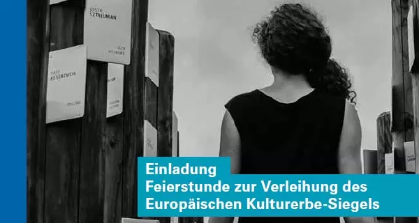 Flyer Einladung Feierstunde zur Verleihung des Europäischen Kulturerbe-Siegels