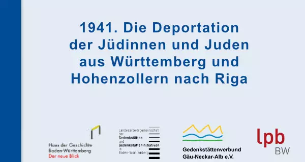 Veranstaltung 1941. Die Deportation der Jüdinnen und Juden