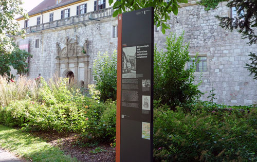 Wissenschaft und Verbrechen zur Zeit des Nationalsozialismus in Tübingen. Foto: Sarah Schneider/LpB Wissenschaft und Verbrechen zur Zeit des Nationalsozialismus in Tübingen. Foto: Sarah Schneider/LpB